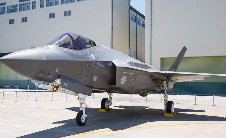 MHI unveils first Japan-assembled F-35A joint strike fighter