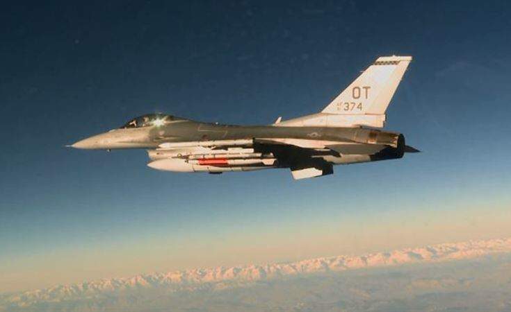 USAF’s F-16 aircraft conducts test release of inert B61 nuclear bomb