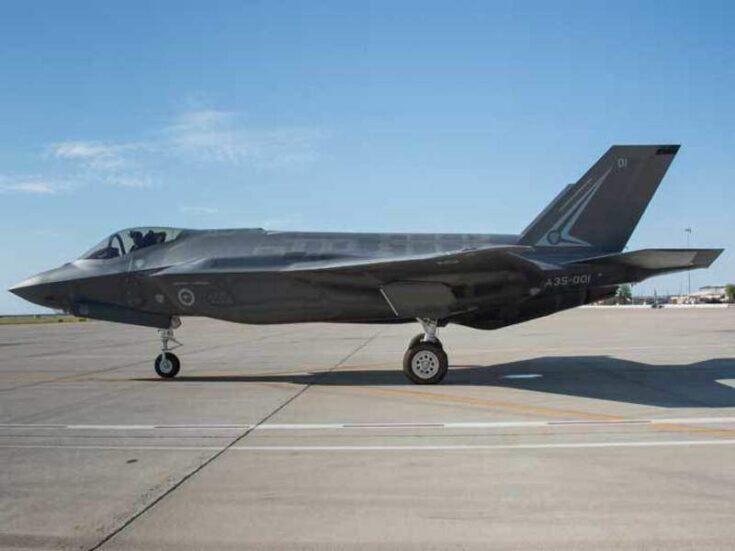 RAAF lands two F-35 fighters for first time in Australia