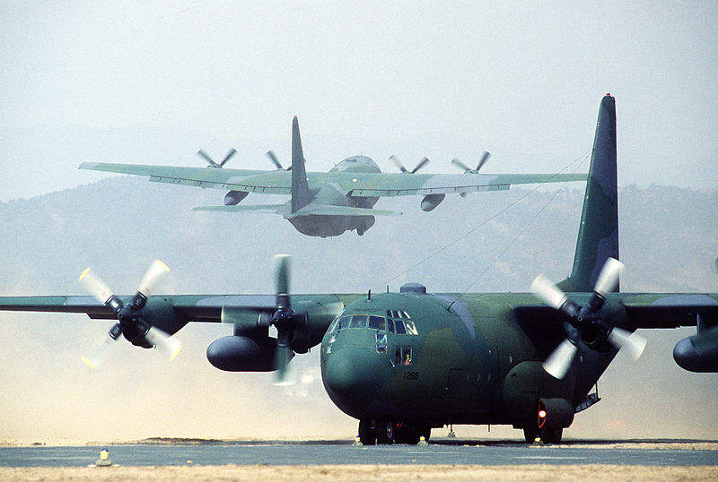 C-130 Hercules military transport aircraft