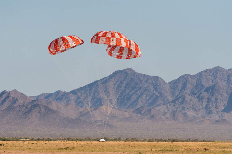 Orion parachute test