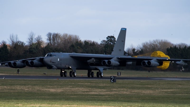 B-52 bomber aircraft