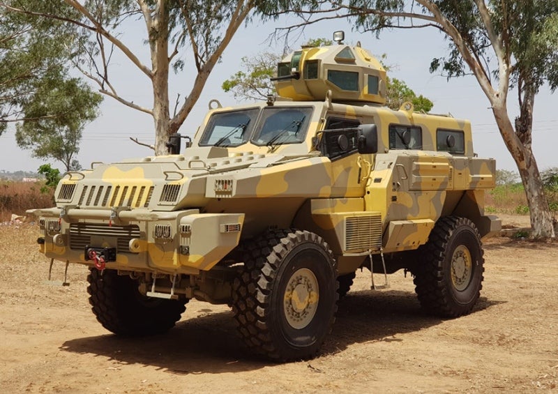Nigerian Air Force Marauder armoured vehicle