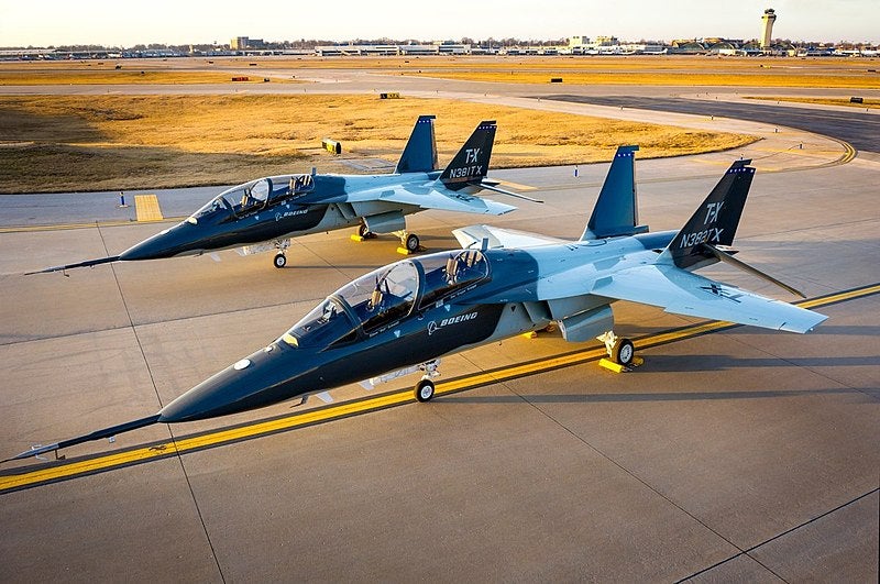 Boeing T-X trainer aircraft