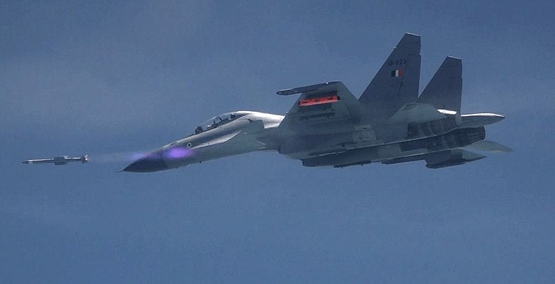 IAF test fires Astra air-to-air missile from Su-30 MKI combat aircraft