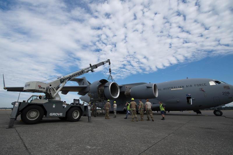 USAF repairs Australian C-17A Globemaster under cross-servicing pact