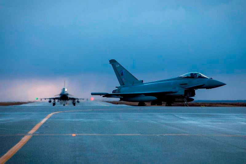 UK sends Typhoon aircraft to support Icelandic Air Policing Mission