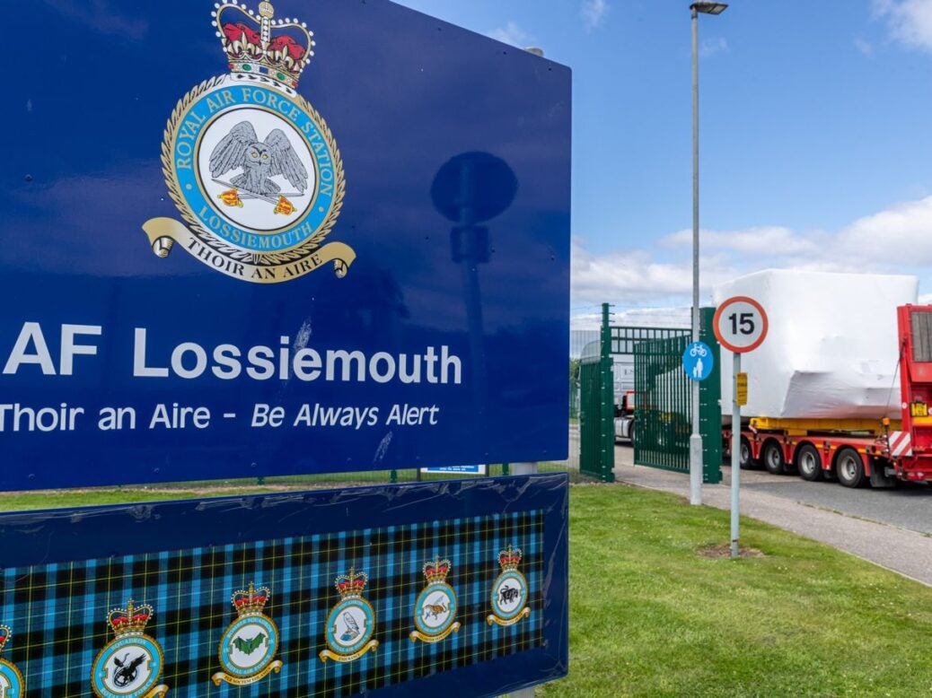 Simulator Arrives at RAF Lossiemouth