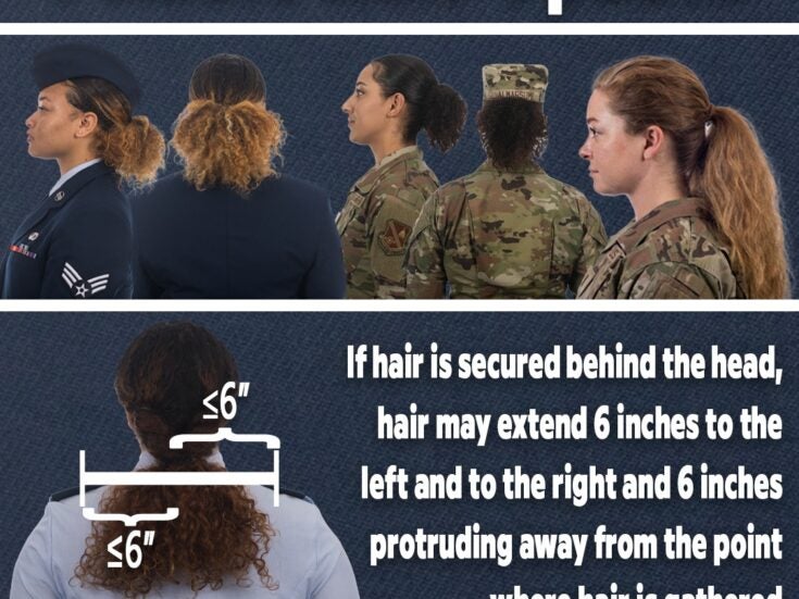 USAF revises guidance on female hair grooming standards