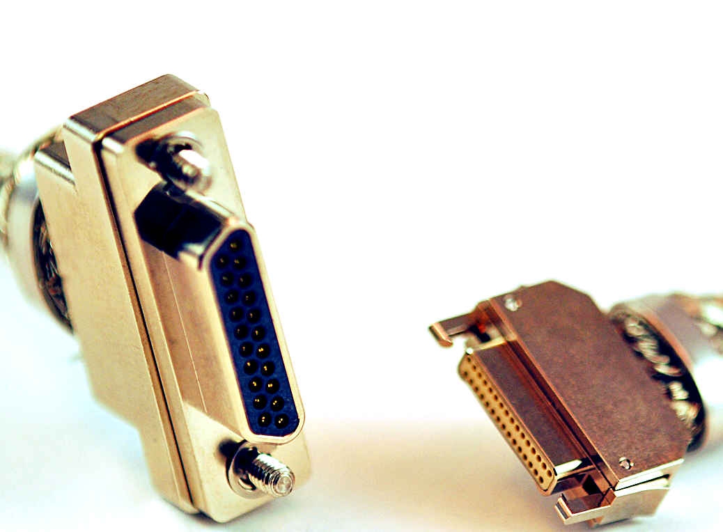 Shielded Micro-D and Nano-D connectors