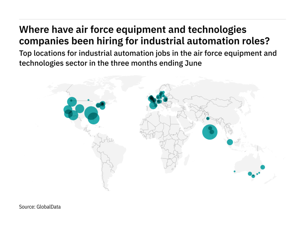 Region Azji i Pacyfiku widzi skok w zatrudnianiu na stanowiskach Air Force Industrial Automation