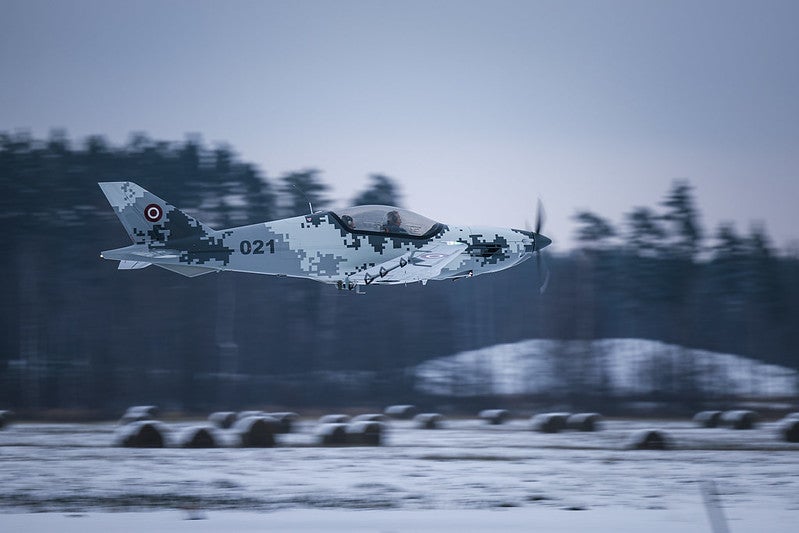 Latvian Air Force takes delivery of two Tarragon trainer aircraft