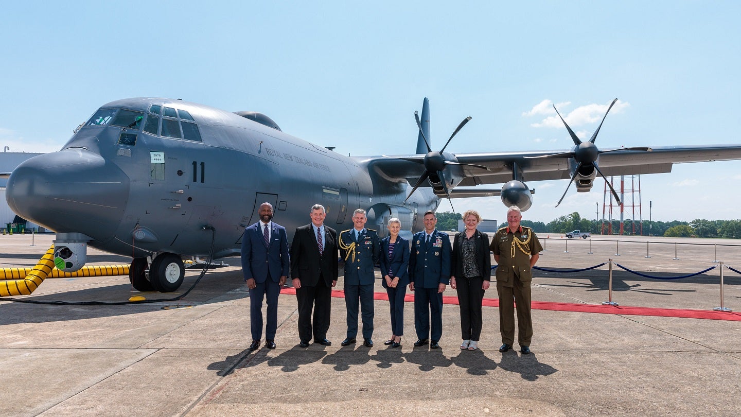 New Zealand's tactical airlift soars as first C-130J joins fleet
