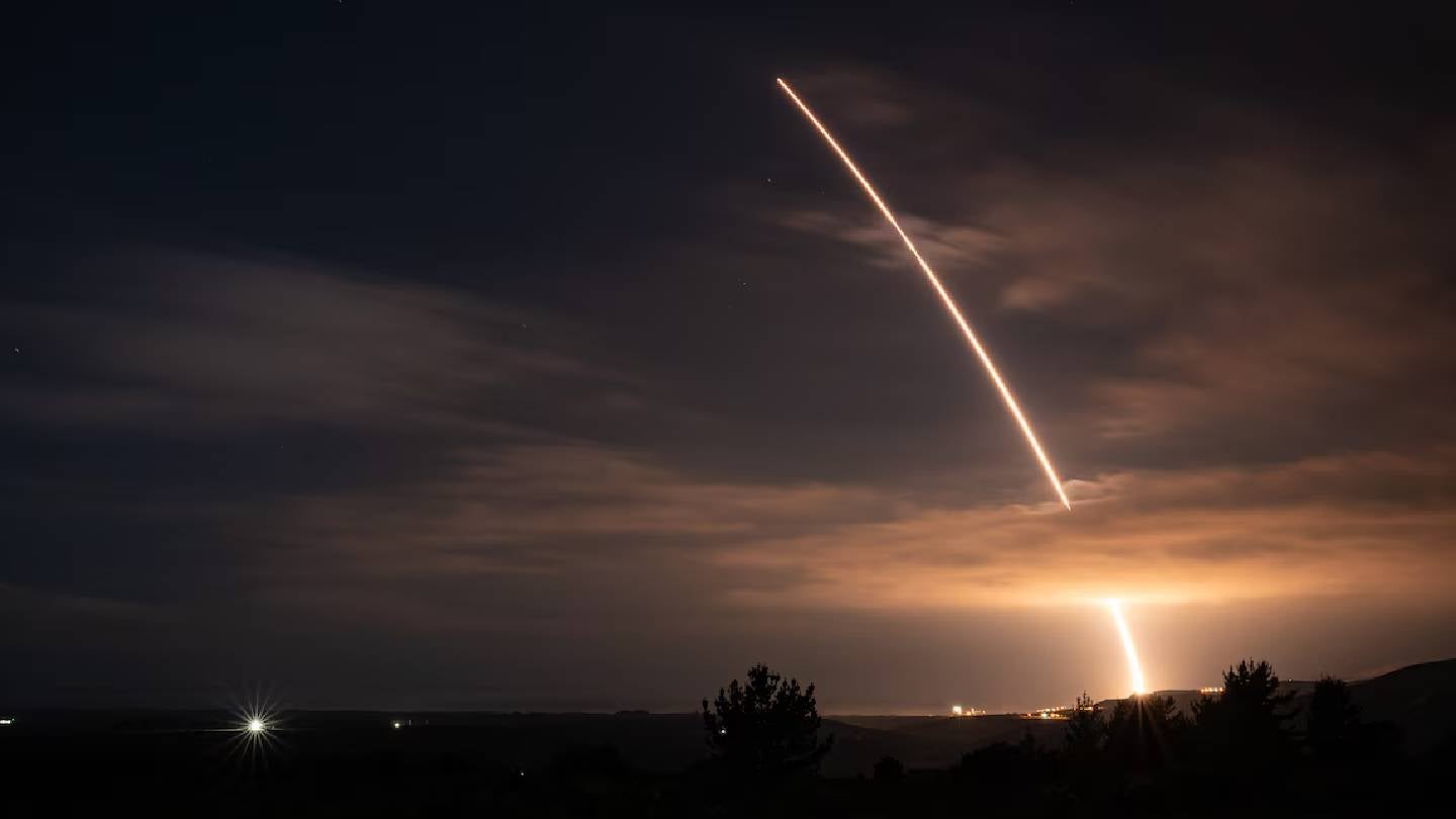 US AFGSC conducts Minuteman III ICBM test launch