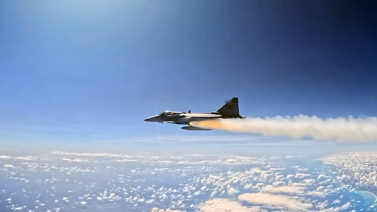Brazilian Gripen E jets complete first live tests of Meteor BVRAAM