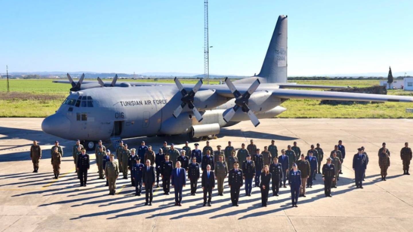 Tunisia receives new C-130H Hercules aircraft from US 