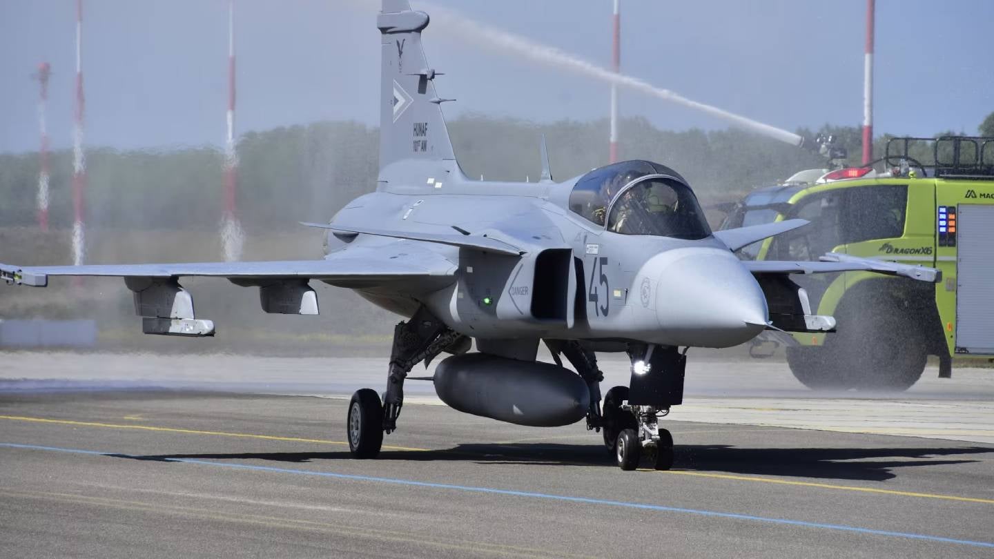 Hungary takes delivery of two new Gripen C fighter jets