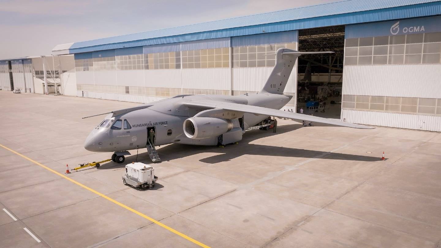 Embraer and OGMA complete first Hungarian C-390 maintenance in Portugal