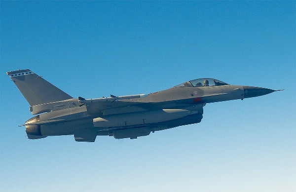 F-16 jet