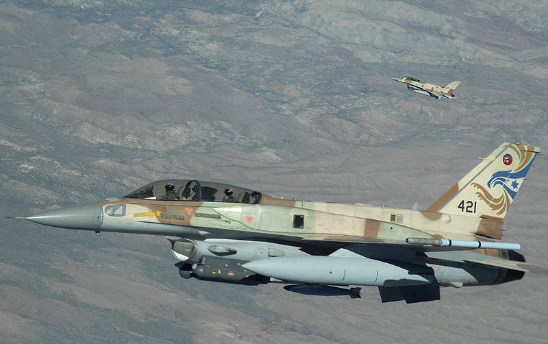 Israeli F-16I fighters