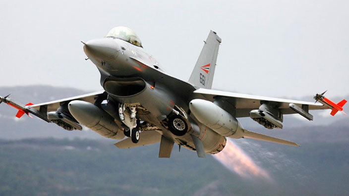 Norwegian F-16 fighter