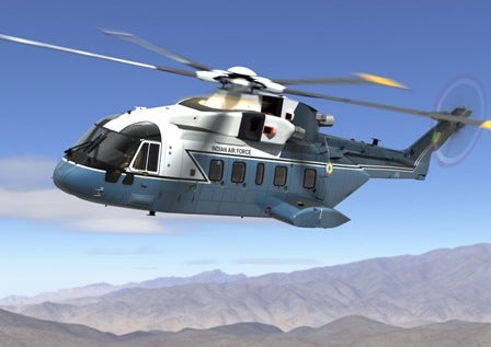 AW101 helicopter